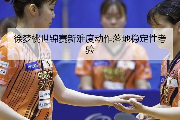 徐梦桃世锦赛新难度动作落地稳定性考验